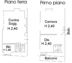Al Castello - piantina